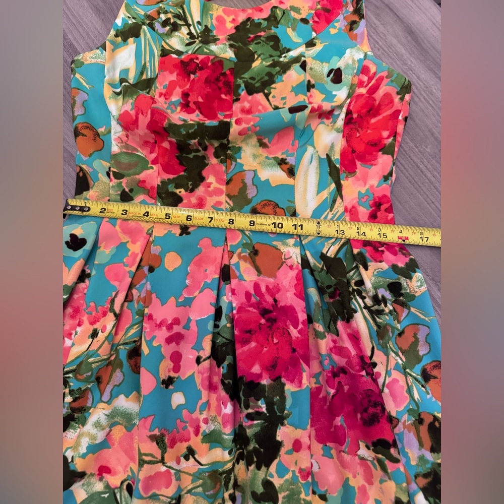 AGB Colorful Floral Sleeveless Sundress! Perfect for Wedding! - Picture 3 of 10